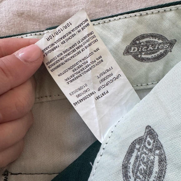 Dickies Women’s High-wasted Ankle Pant - Teal/Green - 10R - Picture 6 of 7